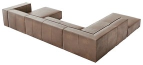 Svetlohnedá kožená rohová pohovka (ľavý roh) Madame - Windsor &amp; Co Sofas
