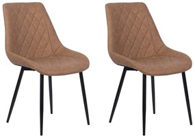Set 2ks. jedálenských stoličiek Masar (zlatohnedá). Akcia -35%. Vlastná spoľahlivá doprava až k Vám domov. 1009941