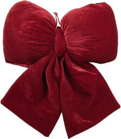 Červená dekoračná mašľa Bow L - 30*12*35 cm