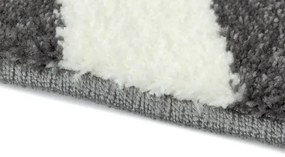 Koberce Breno Kusový koberec VEGAS HOME / PASTEL ART 23/GVG, čierna, viacfarebná,140 x 200 cm