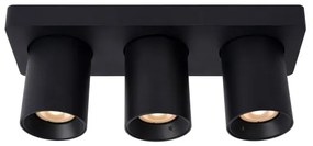 Lucide 09929/15/30 - LED Stmievateľné bodové svietidlo NIGEL 3xGU10/5W/230V čierna