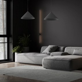 Závesné svietidlo Capital, 1x čierne kovové tienidlo, (fi 46cm), b