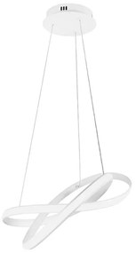 LED Stmievateľný luster na lanku LED/70W/230V 3000-6500K biela + diaľkové ovládanie