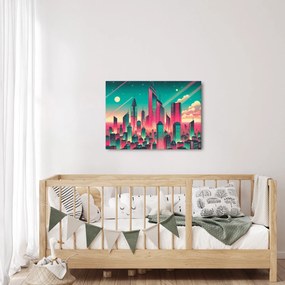 Obraz – Veľkomesto v pop-art štýle (70x50 cm)