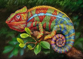 CHERRY PAZZI Puzzle Chameleon 1000 dielikov