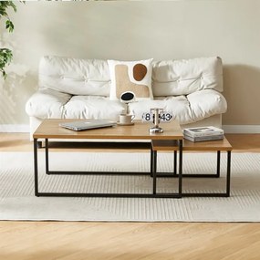 Autronic BONTEC Konferenčný stolík 100x60cm, mdf, dub, CT-619 OAK Farba: Prírodné