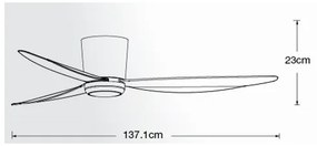 Lucci air 21610749 - LED Stmievateľný ventilátor ARRAY 1xGX53/12W/230V čierna + DO