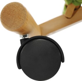 Kondela Ergonomická kľakačka, zelená/buk, GROCO