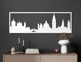 drevko Obraz Benátky panoráma Rozmer obrazu: 29,5 x 89 cm, Farba dekorácie: Čierna