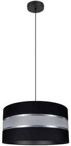 Luster na lanku CORAL 1xE27/60W/230V čierna