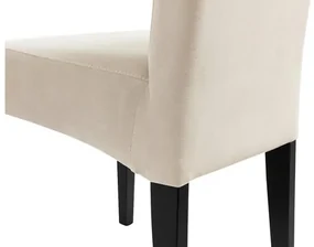Jedálenská stolička JK79, Dostupné poťahy: Magic Velvet 2217, farebné prevedenie stoličky v dreve: biela