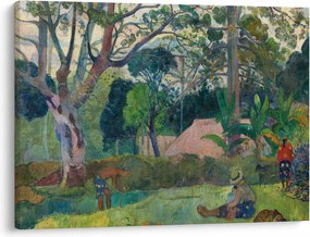 Obraz - Paul Gauguin, Te raau rahi (The Big Tree), reprodukcia (70x50 cm)