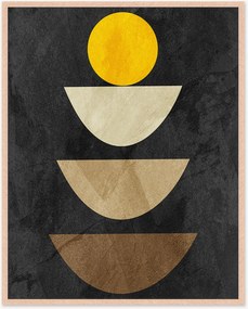 Nástenná dekorácia v ráme Organic Shapes