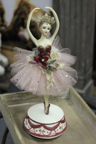 Ružovo bordová baletka La Rosa 29cm