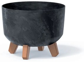 Kvetináč GRACIE EFFECT II antracitový