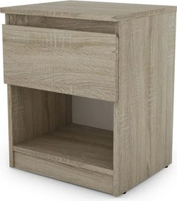 Skrinka/nočný stolík Carlos 401S, dub sonoma