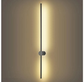 Brilagi - LED vonkajšie nástenné svietidlo AURA LED/20W/230V 3000K IP54 antracit BG2403