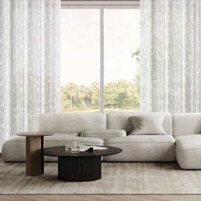 ZÁCLONA NA KRÚŽKOCH MELODY 140X250 CM VZOROVANÁ