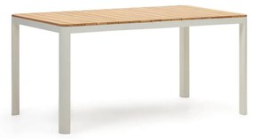 Záhradný stôl noba 160 x 90 cm biely MUZZA
