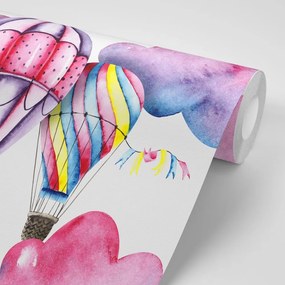 Tapeta akvarelové balóniky - 450x300