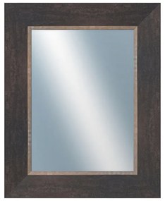 DANTIK - Zrkadlo v rámu, rozmer s rámom 40x50 cm z lišty TOMAS čierna veľká (3031)