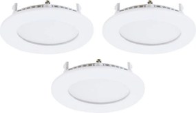Eglo 79072 - SADA 3× LED zapustených stropných svietidiel FUEVA-RW 1×LED/2,8W/230V