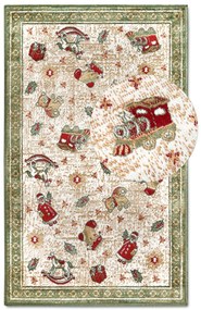 Villeroy & Boch, Kusový koberec Villeroy & Boch Toy's delight so strihaným vlasom 106218 Green, Multicolor, 50x80, zelená, obývacia izba