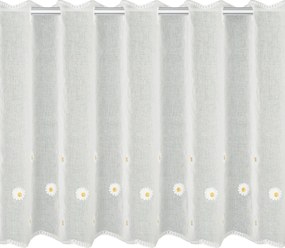 KRÁTKA ZÁCLONA NA PÚTKACH BELLIS 150X70 CM KVETY