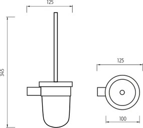 Nimco WC kefa BORMO - BR 11094WN-26