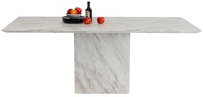 Artistico Marble stôl biely 200x100 cm