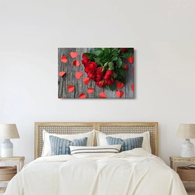 Obraz - kytica ruží (90x60 cm)