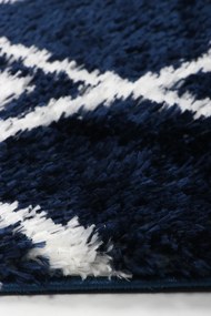 Koberec Boho 590 NAVY BLUE/CREAM rozmery koberec: 120x170 cm