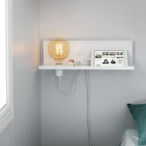 Markslöjd 106969 - Stmievateľné nástenné svietidlo s USB MULTI 1xE27/60W/230V