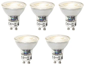 Sada 5 stmievateľných LED žiaroviek GU10 7W 600 lm 4000K