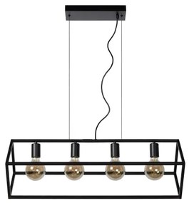 Lucide 00425/04/30 - Luster na lanku FABIAN 4xE27/40W/230V