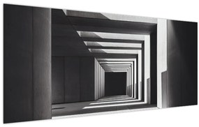 Obraz - Štvorcový tunel (120x50 cm)
