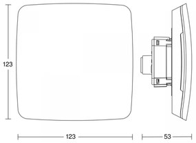 Steinel 084127 - Multisenzor True Presence podhľadový V2 BT-IPD UP WS biela