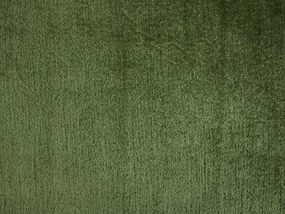 Zamatový vankúš so strapcami 45 x 45 cm zelený HIZZINE Beliani