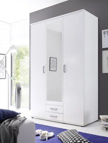 Šatníková skriňa Karl, biela