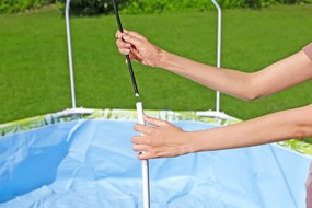 LEAN Detský rámový záhradný bazén 244x51 cm - zelená