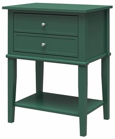Zelený nočný stolík Franklin – Støraa