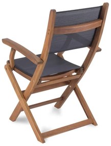 Fieldmann - Skladacie záhradné kreslo akácie