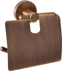 Slezák - RAV Držiak toaletného papiera s krytom COLORADO - COA0400SM, Stará mosadz (Bronz)