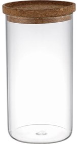 4Home Sklenená dóza na potraviny s vekom Cork, 1000 ml, 1000 ml