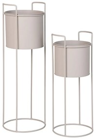 Kovové obaly na kvetináče v súprave 2 ks ø 21,5 cm Rabo – House Nordic