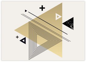Obraz - Geometrické tvary N⁰4 (70x50 cm)