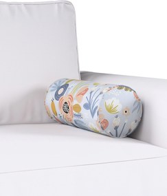 Jednoduchý valcový vankúš farba produktu modrá látka vzorované