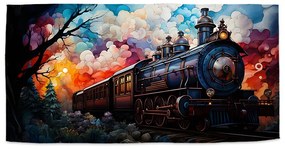 Sablio Uterák Parná lokomotíva v kúzelnej krajine - 50x100 cm