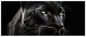 Obraz - Čierny panter (120x50 cm)