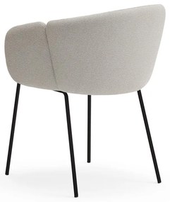 Svetlosivé čalúnené jedálenské kreslo Add – Teulat